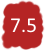 7.5 7.5