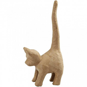 Kočka z papírové hmoty, velká 34cm
