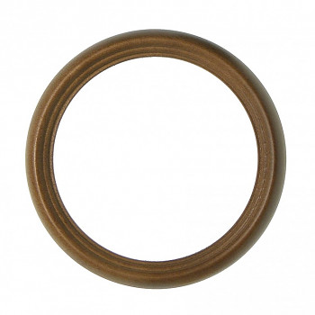 Kulatý rám světle hnědý 14cm