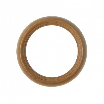 Kulatý rám přírodní lakovaný 7cm