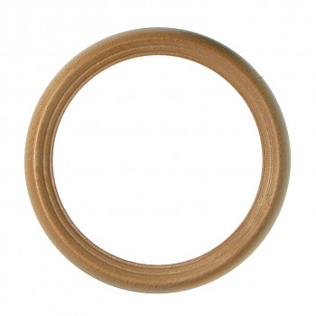 Kulatý rám přírodní lakovaný 14cm