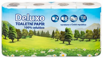 Toaletní papír Deluxo 2vrstvý