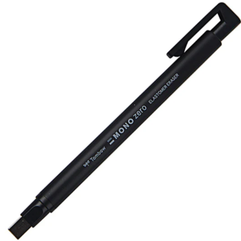Tombow Mono zero guma v tužce hranatá černá