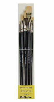 Sada štětců Master 1108 Lithos dlouhá rukojeť 5ks