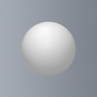 Polystyrenová koule bílá průměr 8cm