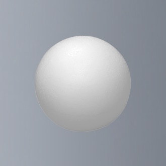 Polystyrenová koule bílá průměr 9cm