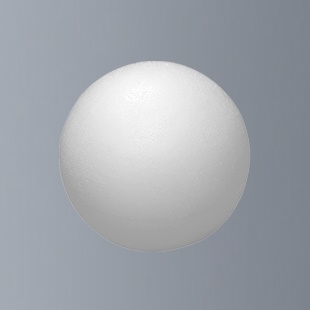 Polystyrenová koule bílá průměr 11cm