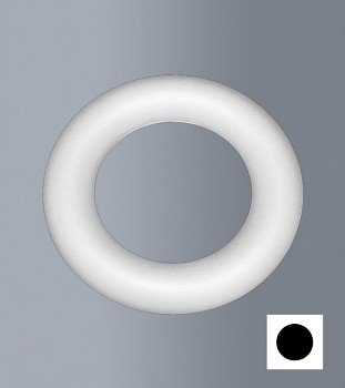 Polystyrenový věnec, průměr 18cm