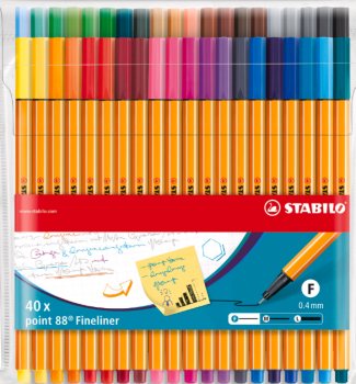 Sada Linerů Stabilo 88 40ks PVC