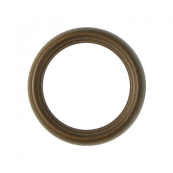 Kulatý rám světle hnědý 7cm