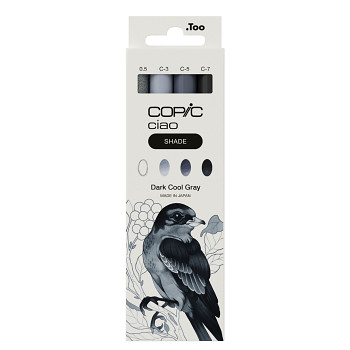 Copic Ciao sada 4ks, Shade Dark/Cool