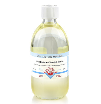 Lak pro akrylové barvy saténový New Masters 500ml