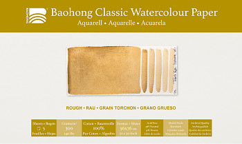 Akvarelový papír Baohong Classic 56x76cm rough 300g