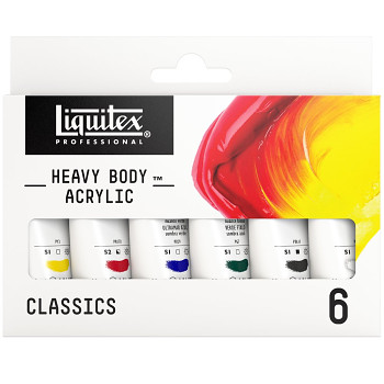 Sada akrylových barev Liquitex HB 6x22ml