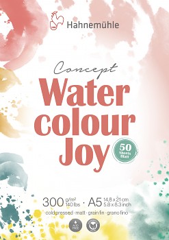 Akvarelový blok HHM Concept Watercolour Joy 50 listů, A5