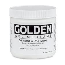 Gelový "lak" Golden Topcoat 237ml