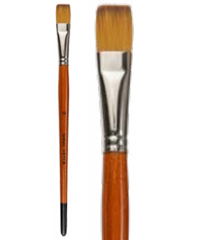 Plochý štětec Master 1097F Pyros s krátkou rukojetí