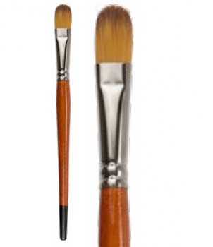 Štětec Master filbert 1097FR Pyros s krátkou rukojetí