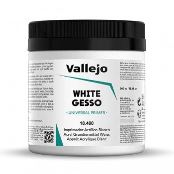 Akrylový šeps Vallejo bílý 500ml