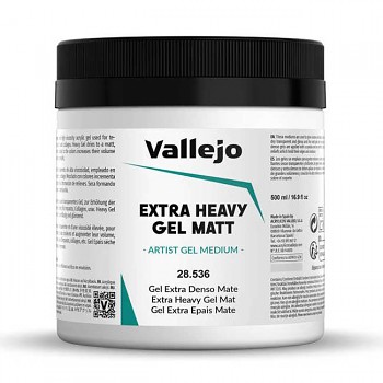 Vallejo Extra Heavy Gel matný 500ml