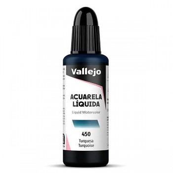 Tekutá akvarelová barva Vallejo 32ml – 50 odstínů