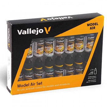 Sada barev pro airbrush Vallejo 16x18ml – RLM Colors