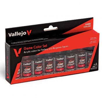 Sada modelářských barev Vallejo 8x18ml – Game Inks