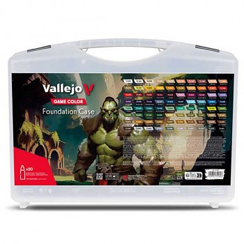 Sada modelářských barev Vallejo 80x18ml Foundation Case