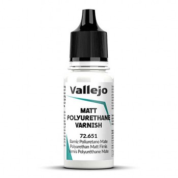 Polyurethanový modelářský lak Vallejo 18ml matný