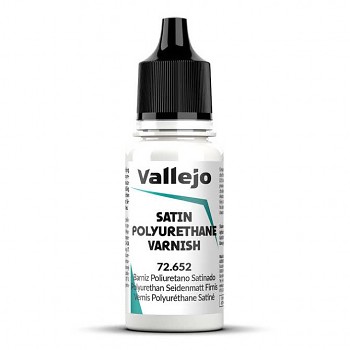 Polyurethanový modelářský lak Vallejo 18ml saténový