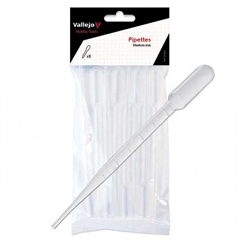 Pipety Vallejo sada 8ks 3ml