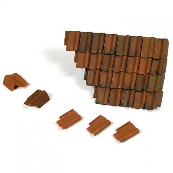 Modelářská scenérie Vallejo – Damaged Roof Section and Tiles