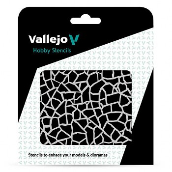 Modelářská šablona Vallejo – Giraffe Camo WWII
