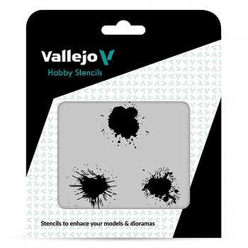 Modelářská šablona Vallejo – Paint Stains