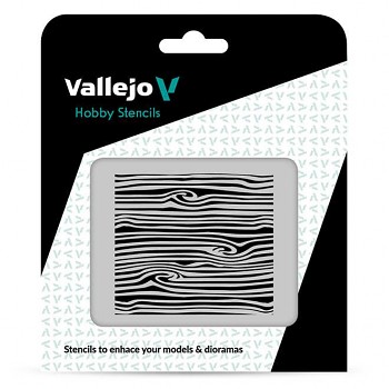 Modelářská šablona Vallejo – Wood Texture n 2