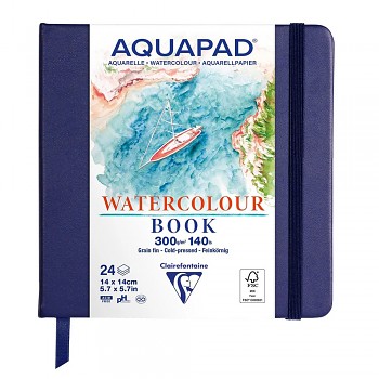 Akvarelová kniha Aquapad 14x14cm 300g