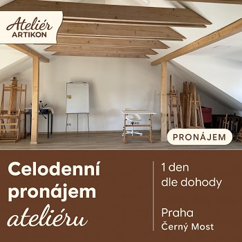 Pronájem ateliéru Praha - celodenní 
