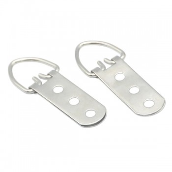 Háček K008 vysoký na tři vruty, 22x62mm