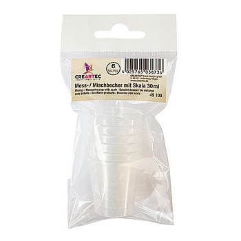 Plastové kelímky pro míchání 6x30ml