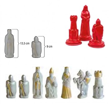 Sada silikonových forem – Šachové figurky