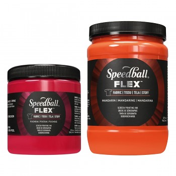 Sítotisková barva na textil Speedball Flex – různé varianty