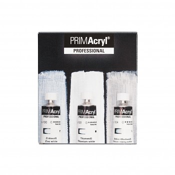 Sada akrylových barev Schmincke Primacryl 3x35ml - White shades